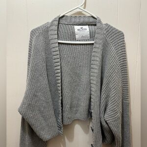 Excellent used condition, cropped, Hollister cardigan.